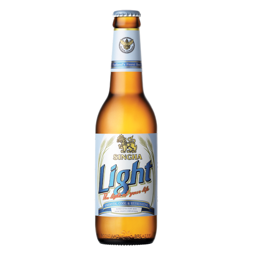 Singha Light Bottle Beer ( 330 ml. )